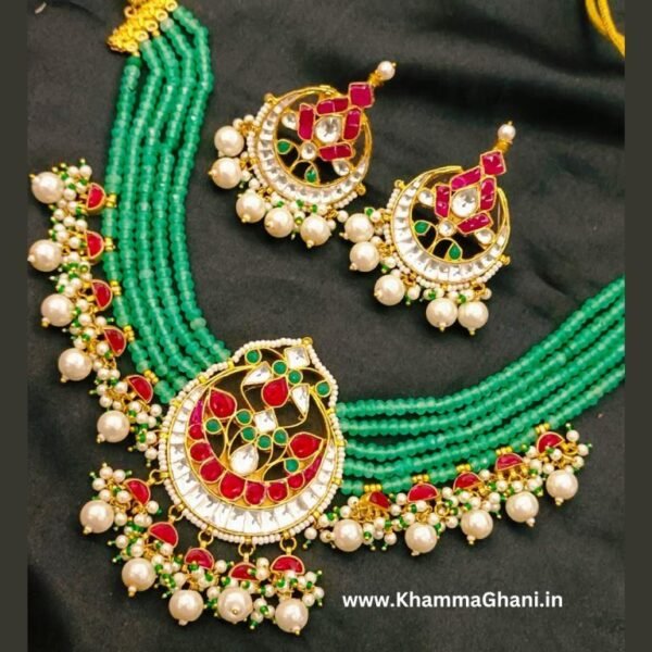 Kundan and Pearl Set